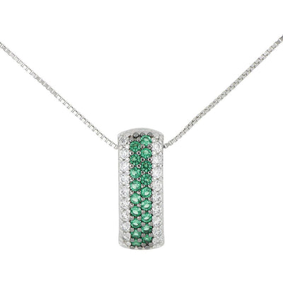 Collar ARTLINEA Plata y Circones Pavé ZCL1432VE