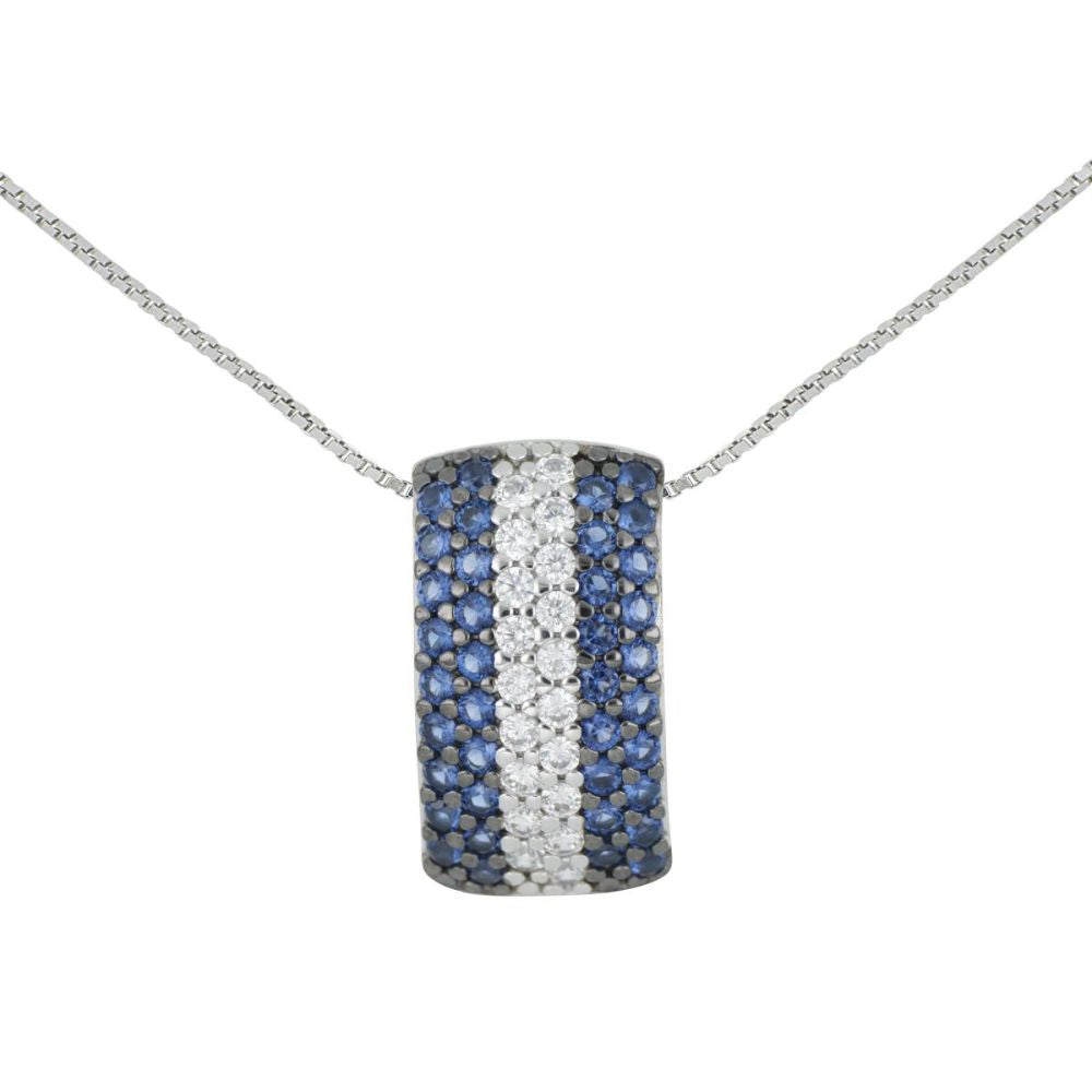 Collar ARTLINEA Plata y Circones Pavé ZCL1435BL