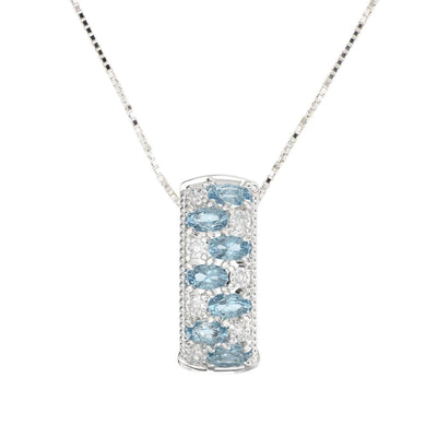 Collar ARTLINEA Plata y Circones Pavé ZCL1478AZ