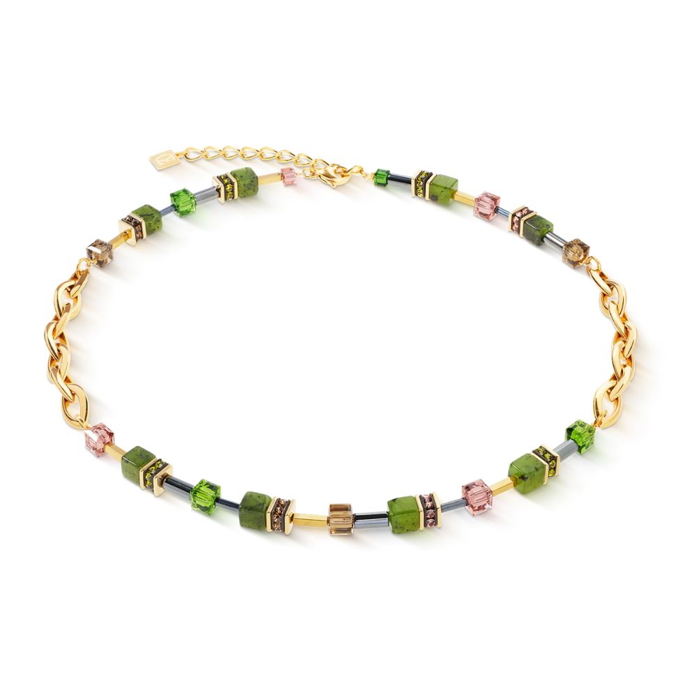 Collar GeoCube Chunky Verde