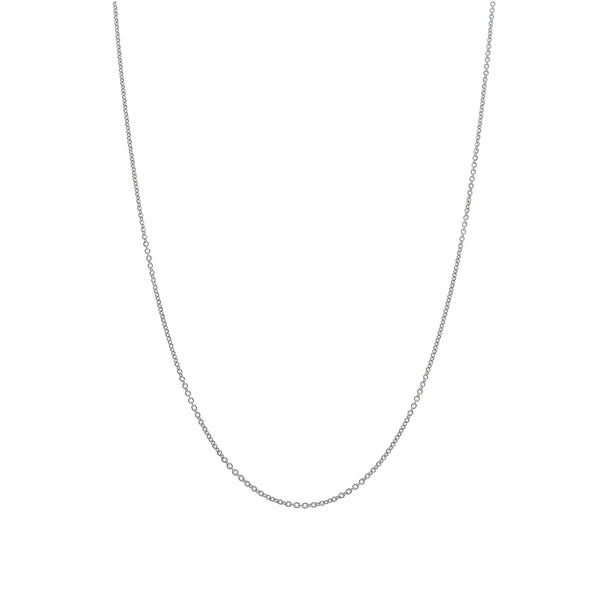 Gargantilla Oro Blanco Limada Redonda 40/45Cm GG-13647
