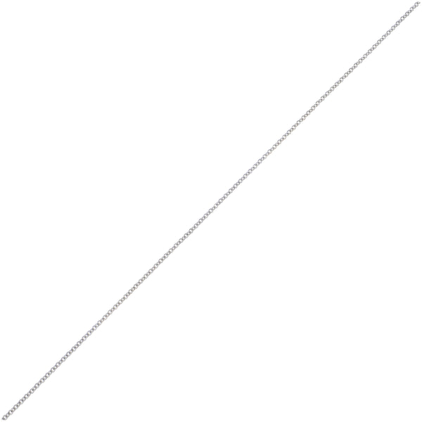 Gargantilla Oro Blanco Limada Redonda 40/45Cm GG-13647