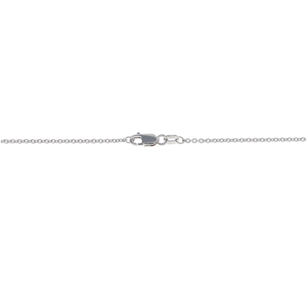 Gargantilla Oro Blanco Limada Redonda 40/45Cm GG-13647