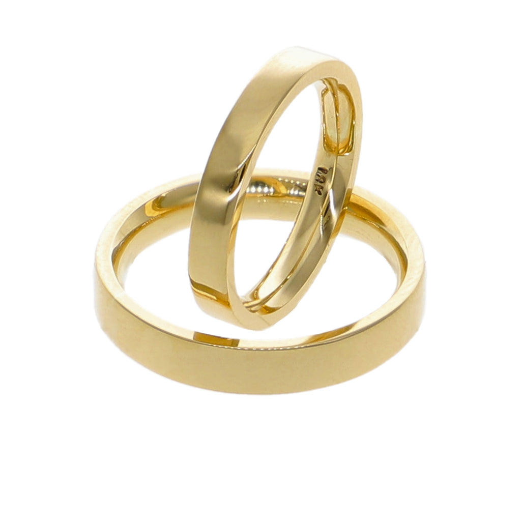 Argolla Matrimonio 4x2mm Ergonómico