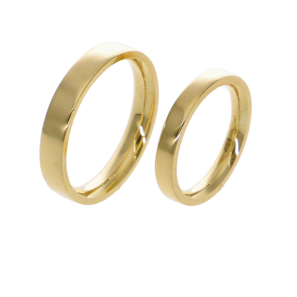 Argolla Matrimonio 4x2mm Ergonómico