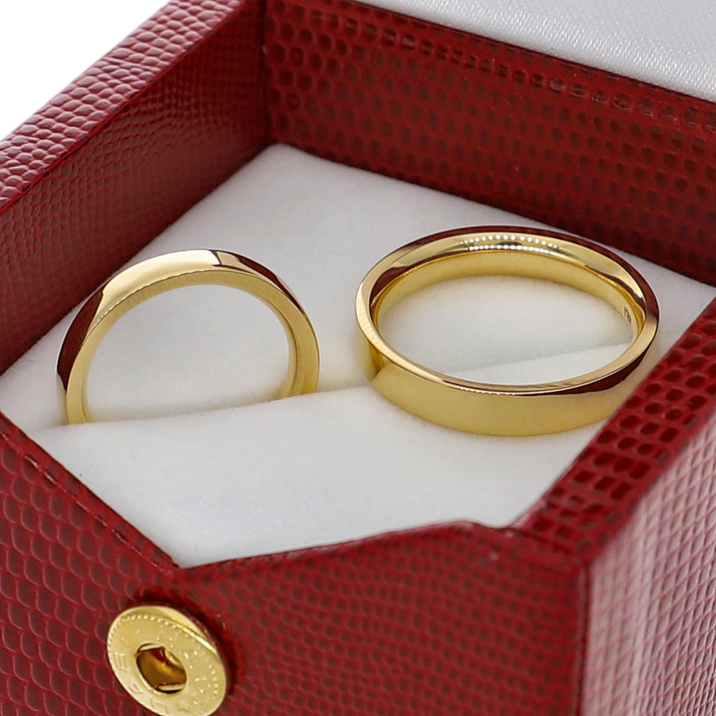 Argolla Matrimonio 4x2mm Ergonómico