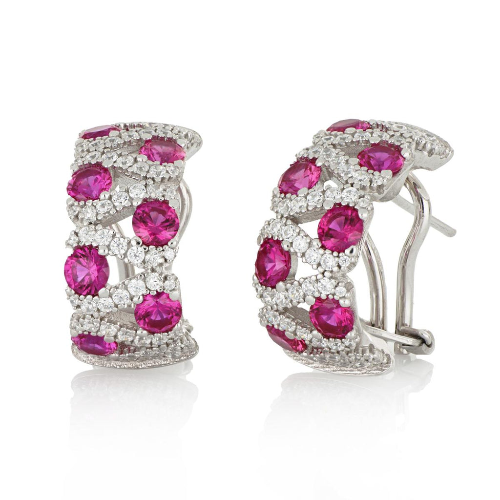 Aros ARTLINEA Plata y Circones Arabesque ZOR1303