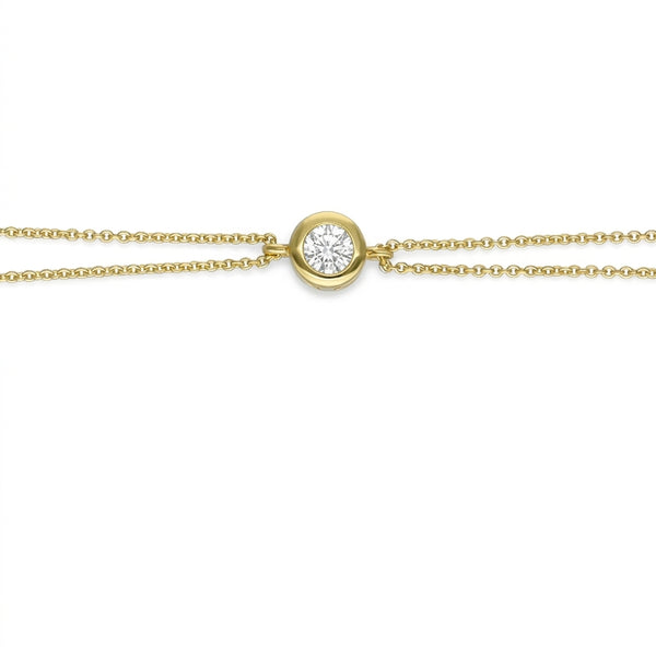Pulsera Plata Enchapada Con Circón 19cm | P0200120407022160