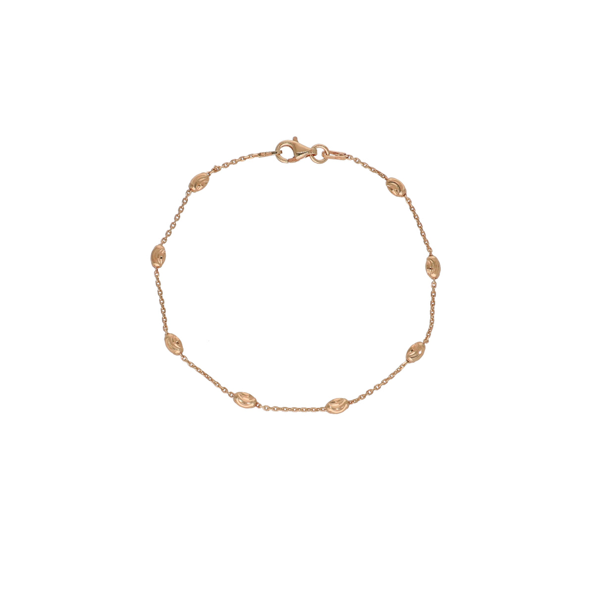 Pulsera Plata Enchapada Rosa P02017466223190