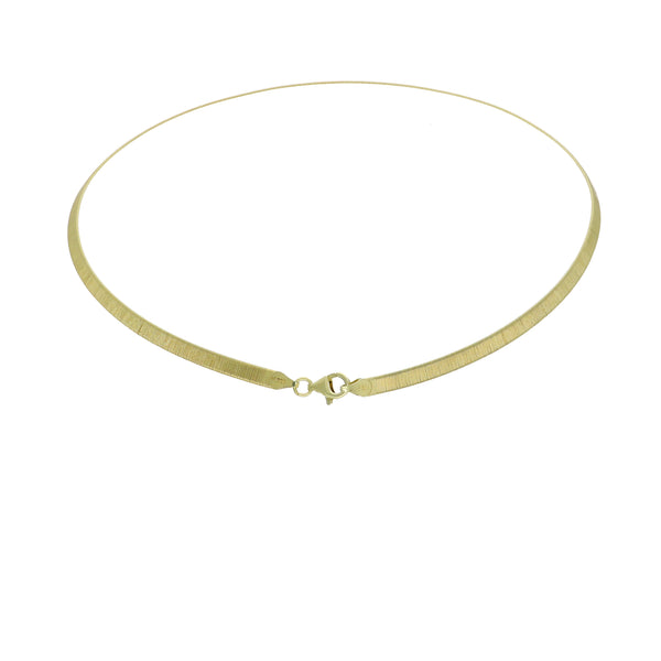 Collar Cinta Plata Enchapada P020.18.109.14.45.0