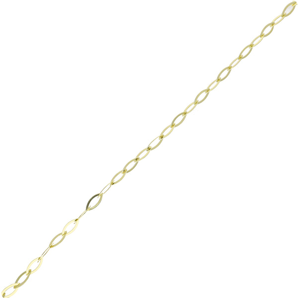 Collar Plata Enchapada Eslabones 45cm P020.19.162.13.45.0