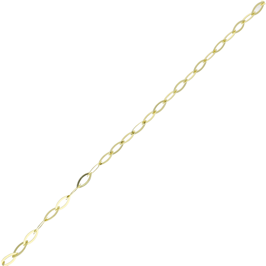 Collar Plata Enchapada Eslabones 45cm P020.19.162.13.45.0