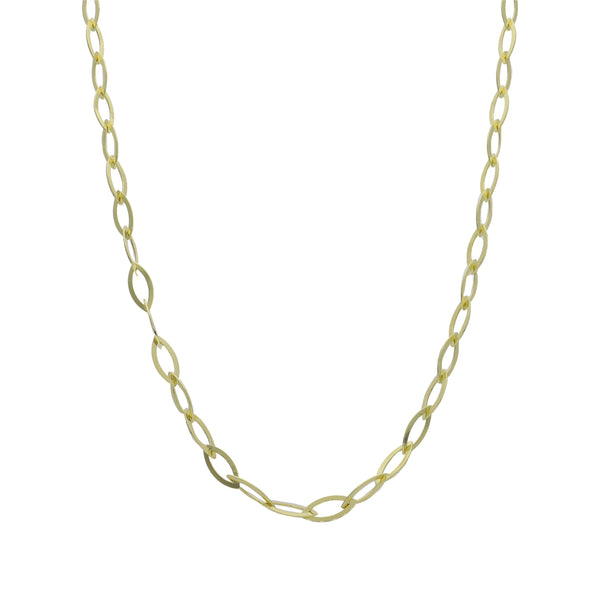 Collar Plata Enchapada Eslabones 45cm P020.19.162.13.45.0