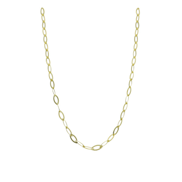 Collar Plata Enchapada Eslabones 45cm P020.19.162.13.45.0
