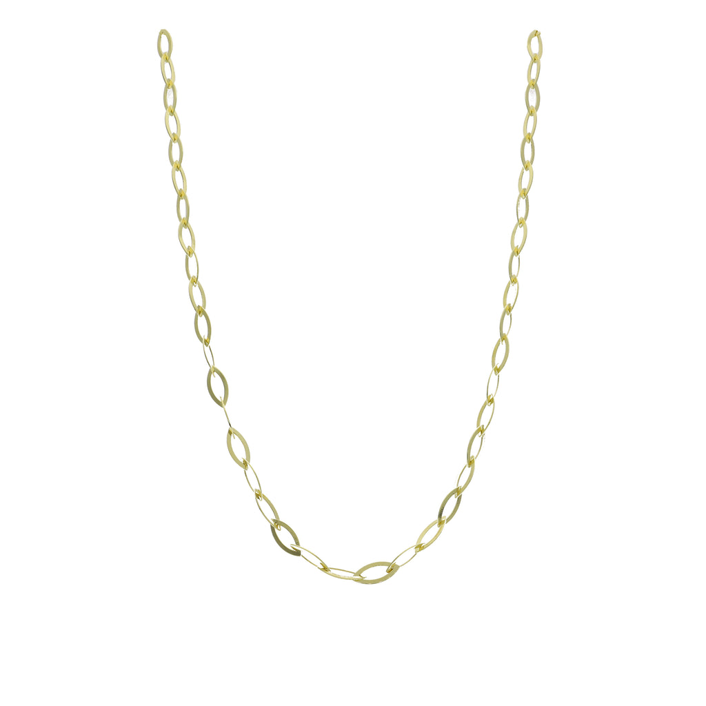 Collar Plata Enchapada Eslabones 45cm P020.19.162.13.45.0