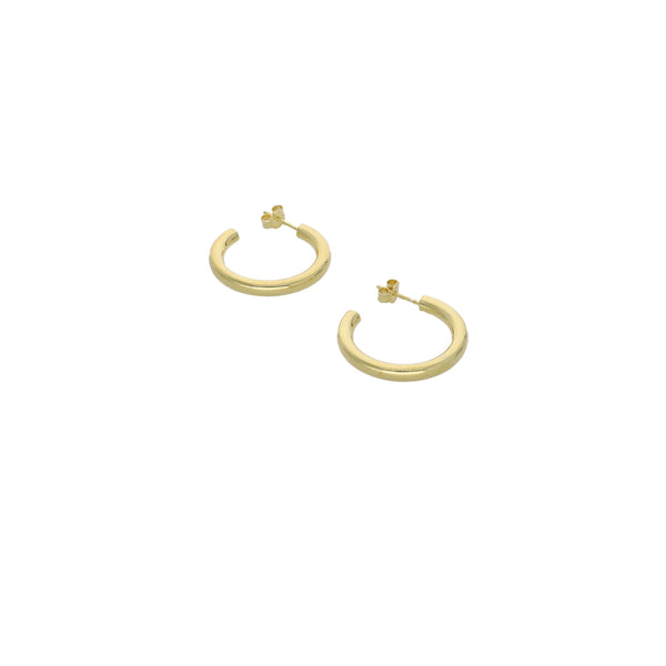 Aros Argolla 2.5Cm Plata Enchapada P02070011350170260