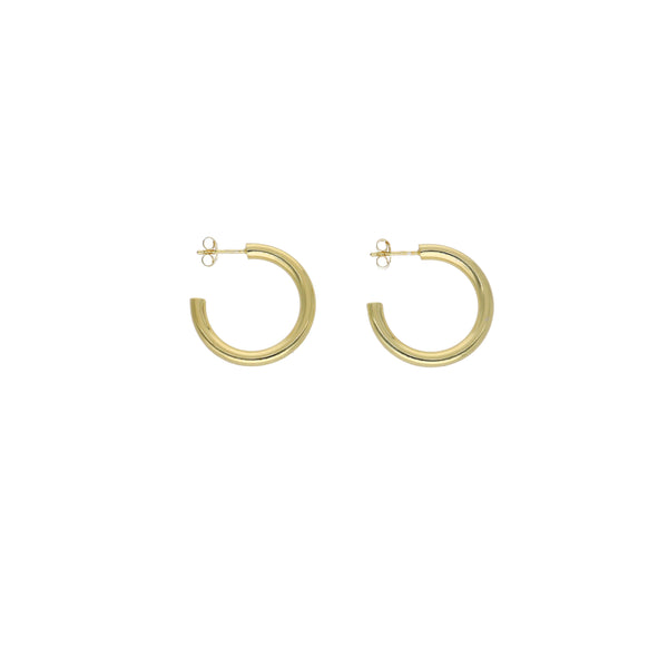 Aros Argolla 2.5Cm Plata Enchapada P02070011350170260