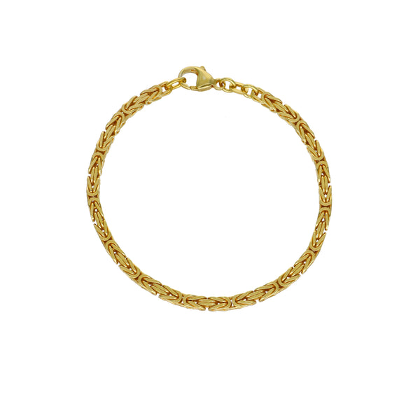 Pulsera Plata Enchapada (3,2 mm) 19cm | P0212513223190