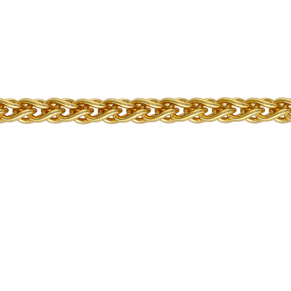 Pulsera Plata Enchapada Tejido Espiga (3,5 mm) 19cm | P0212800824187