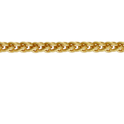 Pulsera Plata Enchapada Tejido Espiga (3,5 mm) 19cm | P0212800824187