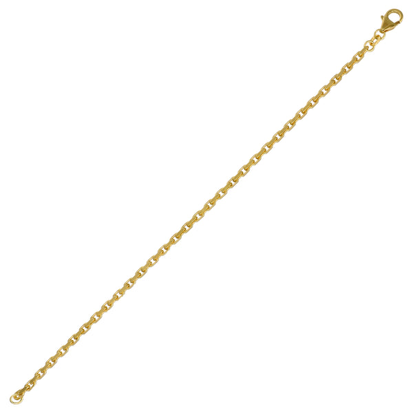 Pulsera Plata Enchapada Tipo Eslabones (2,5mm) 19cm | P02151023190