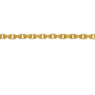 Pulsera Plata Enchapada Tipo Eslabones (3 mm) 21cm | P02151223210
