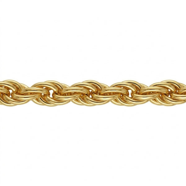 Pulsera Plata Enchapada Tipo Turbillón (3 mm) 19cm | P0218006023190