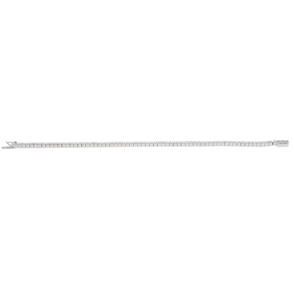 Pulsera Oro Blanco y Brillantes PU-12267