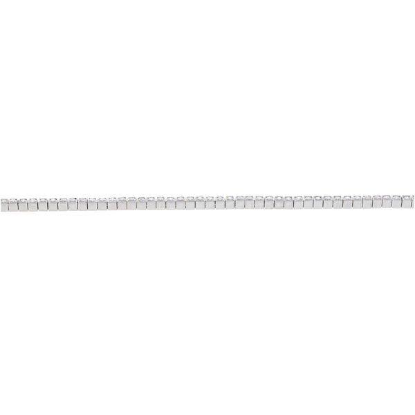 Pulsera Oro Blanco y Brillantes PU-12267