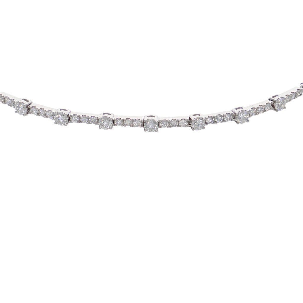 Pulsera Oro Blanco y Brillantes PU7917