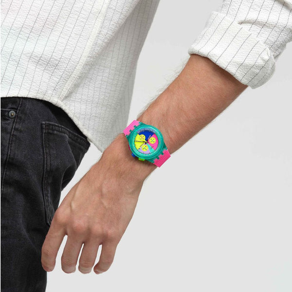 Reloj SWATCH Neon Flash Arrow SUSG408