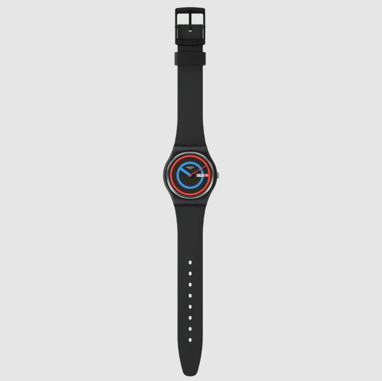 Reloj Swatch CIRCLING BLACK SO28B706