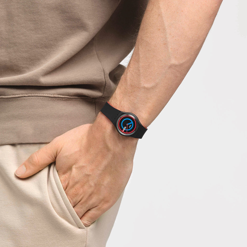 Reloj Swatch CIRCLING BLACK SO28B706