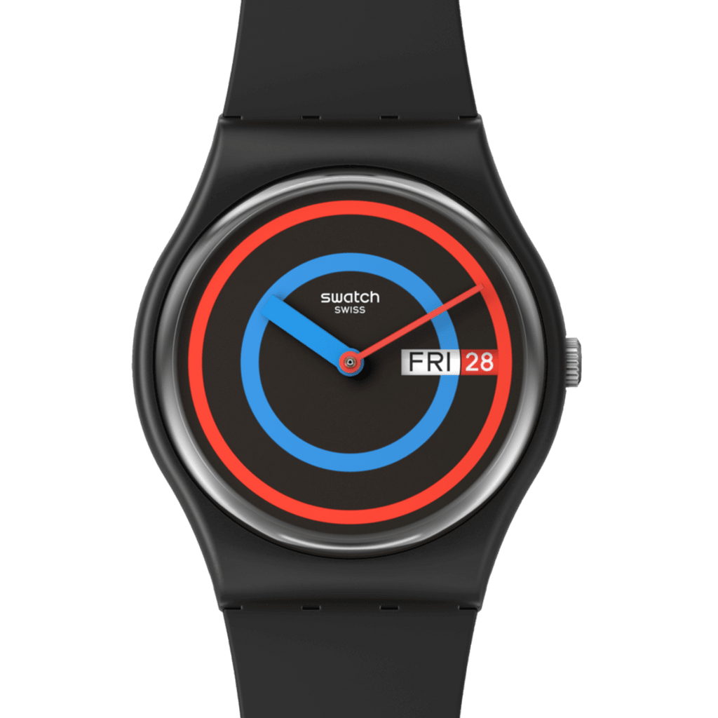 Reloj Swatch CIRCLING BLACK SO28B706