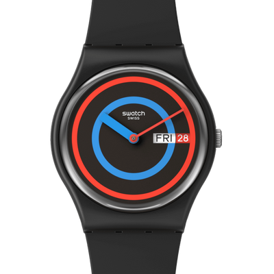 Reloj Swatch CIRCLING BLACK SO28B706