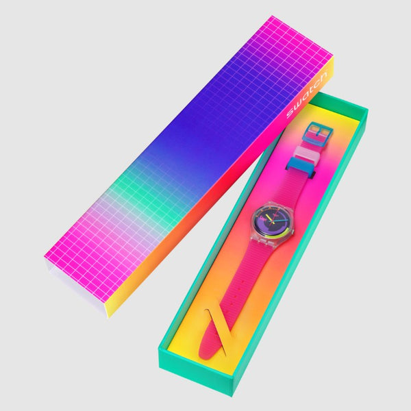 Reloj Swatch NEON PINK PODIUM SO28K111