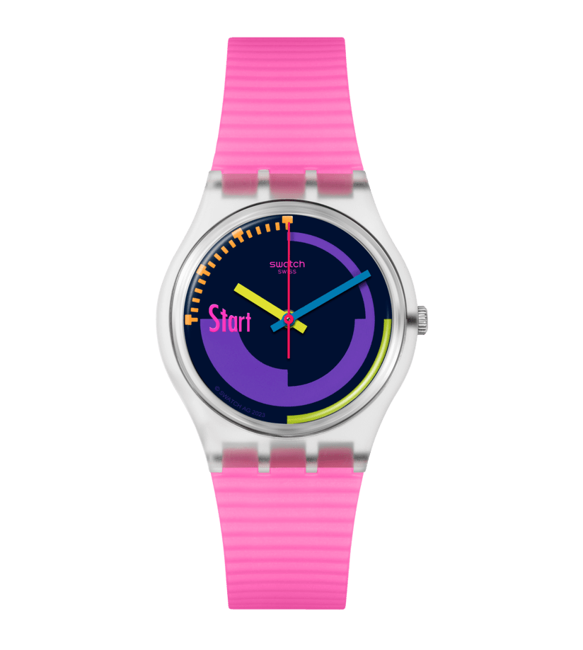 Reloj Swatch NEON PINK PODIUM SO28K111