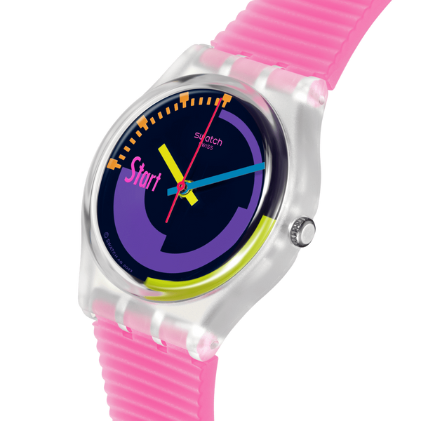 Reloj Swatch NEON PINK PODIUM SO28K111