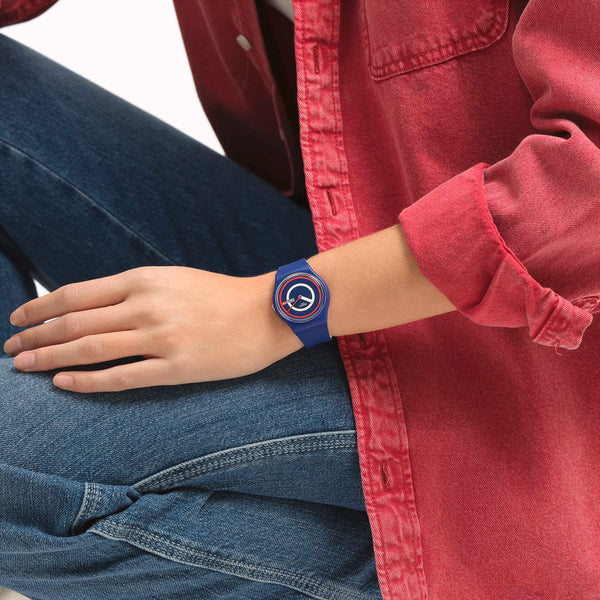 Reloj Swatch BLUE TO BASICS SO28N703
