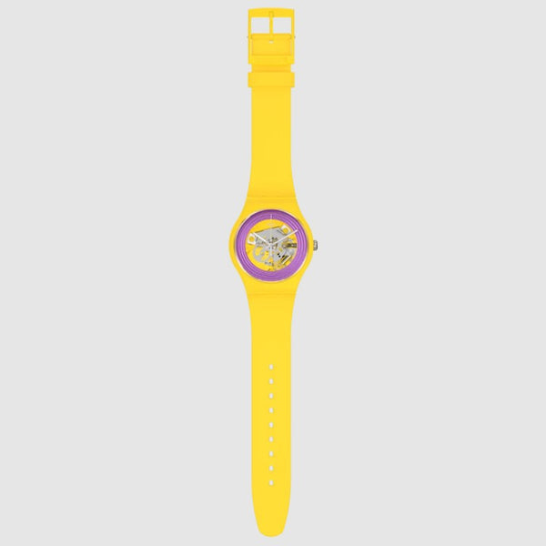 Reloj Swatch PURPLE RINGS YELLOW SO29J100