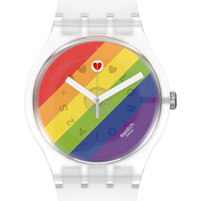 Reloj Swatch STRIPE FIERCE SO29K701