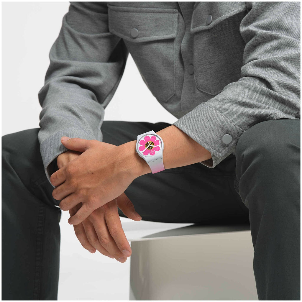 Reloj Swatch FLOWER HOUR SO32M104