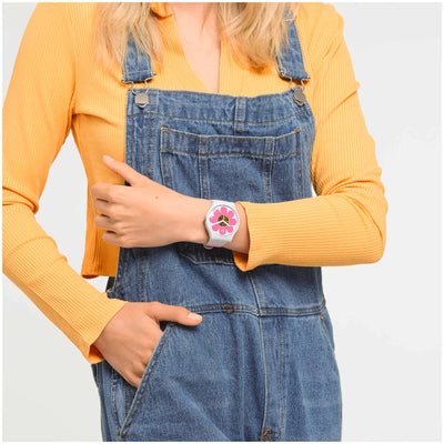 Reloj Swatch FLOWER HOUR SO32M104