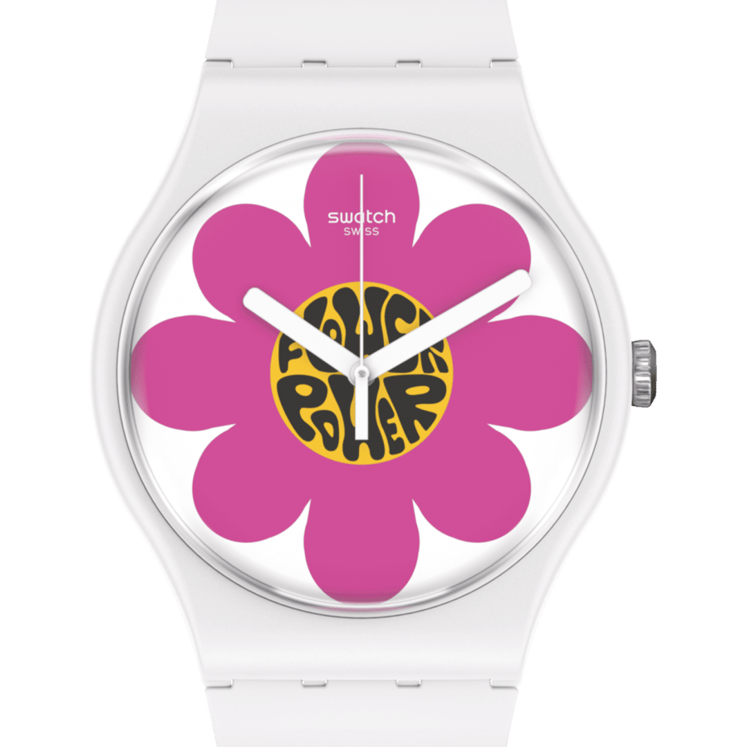 Reloj Swatch FLOWER HOUR SO32M104