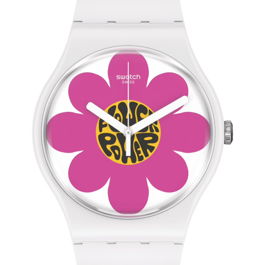 Reloj Swatch FLOWER HOUR SO32M104