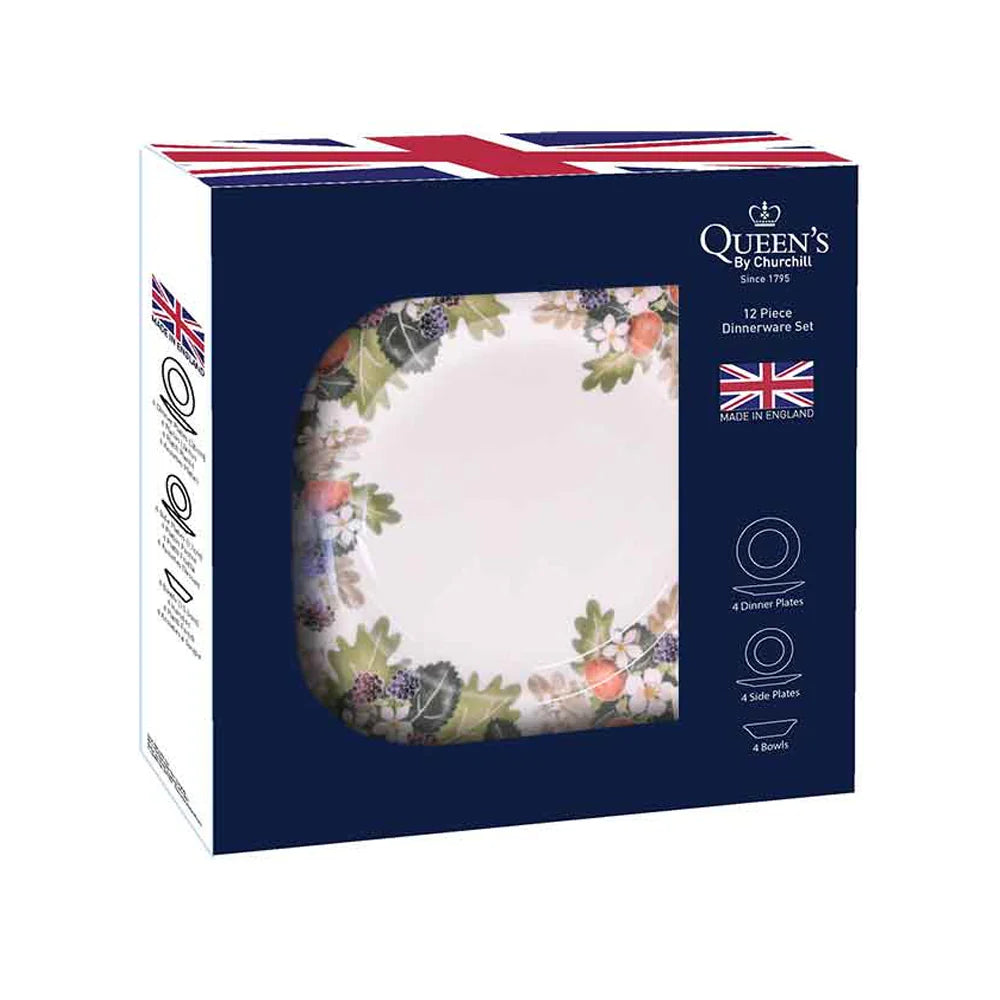 Juego Loza Churchill Strawberry Harvest  12 Pzas