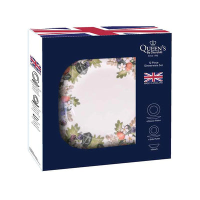 Juego Loza Churchill Strawberry Harvest  12 Pzas