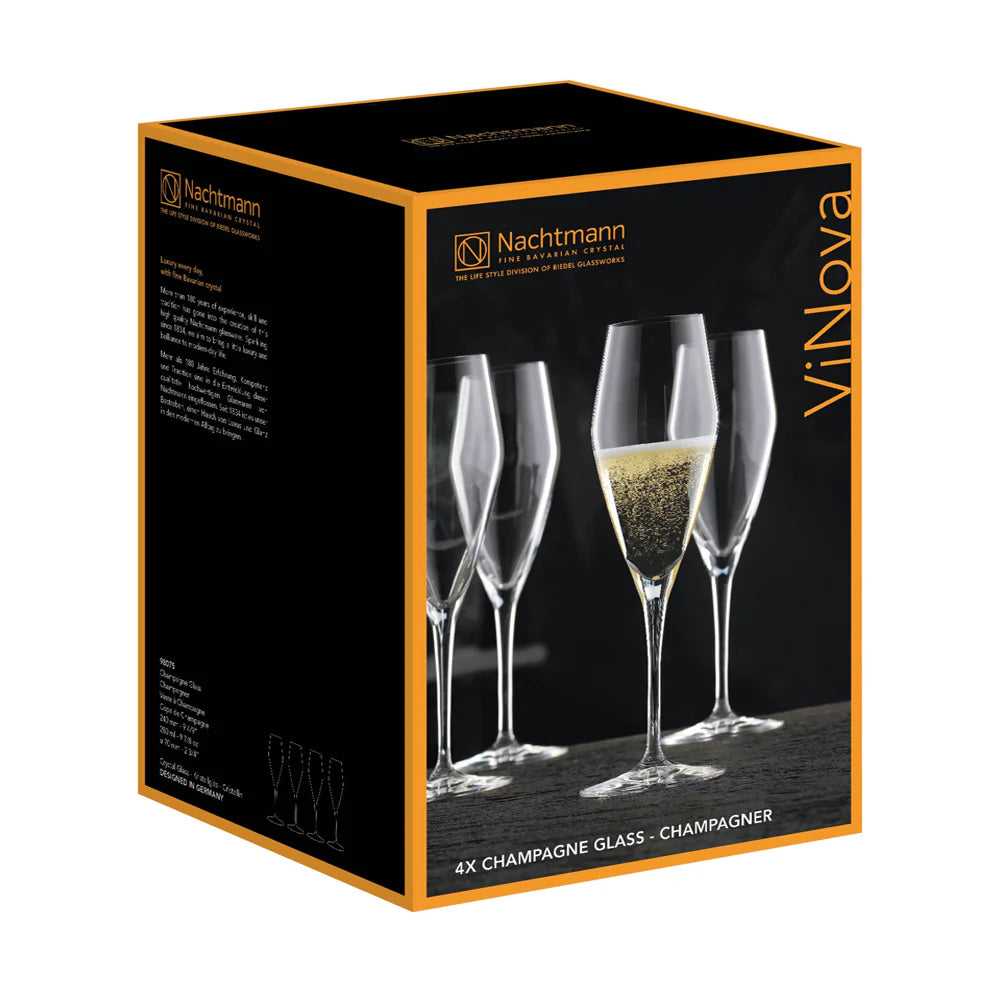 Set 4 Copas NACHTMANN ViNova Champagne