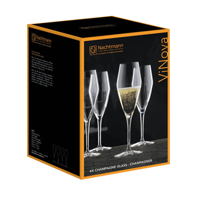 Set 4 Copas NACHTMANN ViNova Champagne