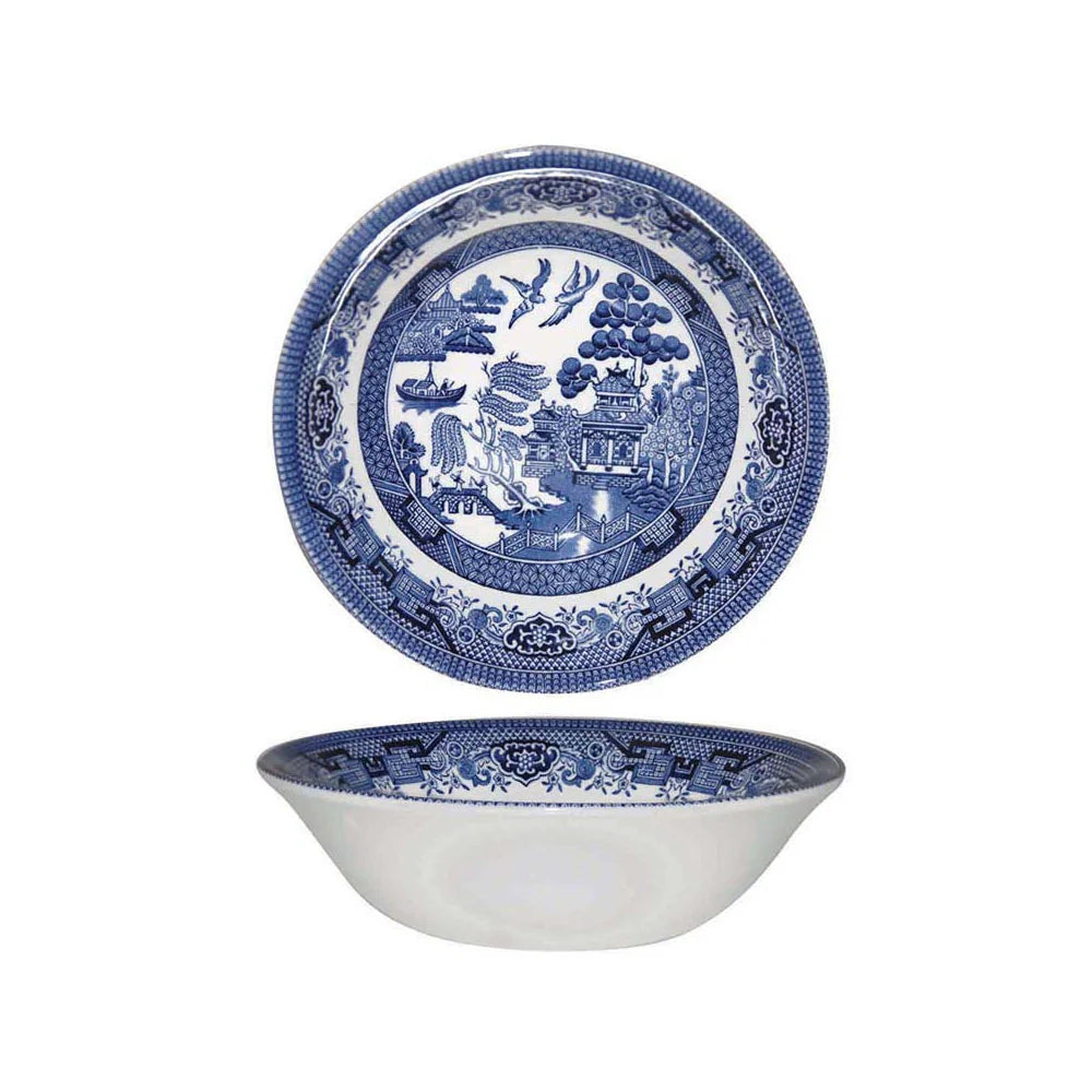 Bowl Churchill Blue Willow  15.5cms